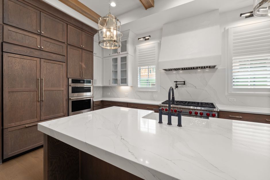 Premium marble kitchen island countertop