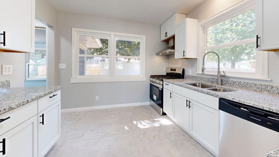 Modern remodeled custom kitchen interior